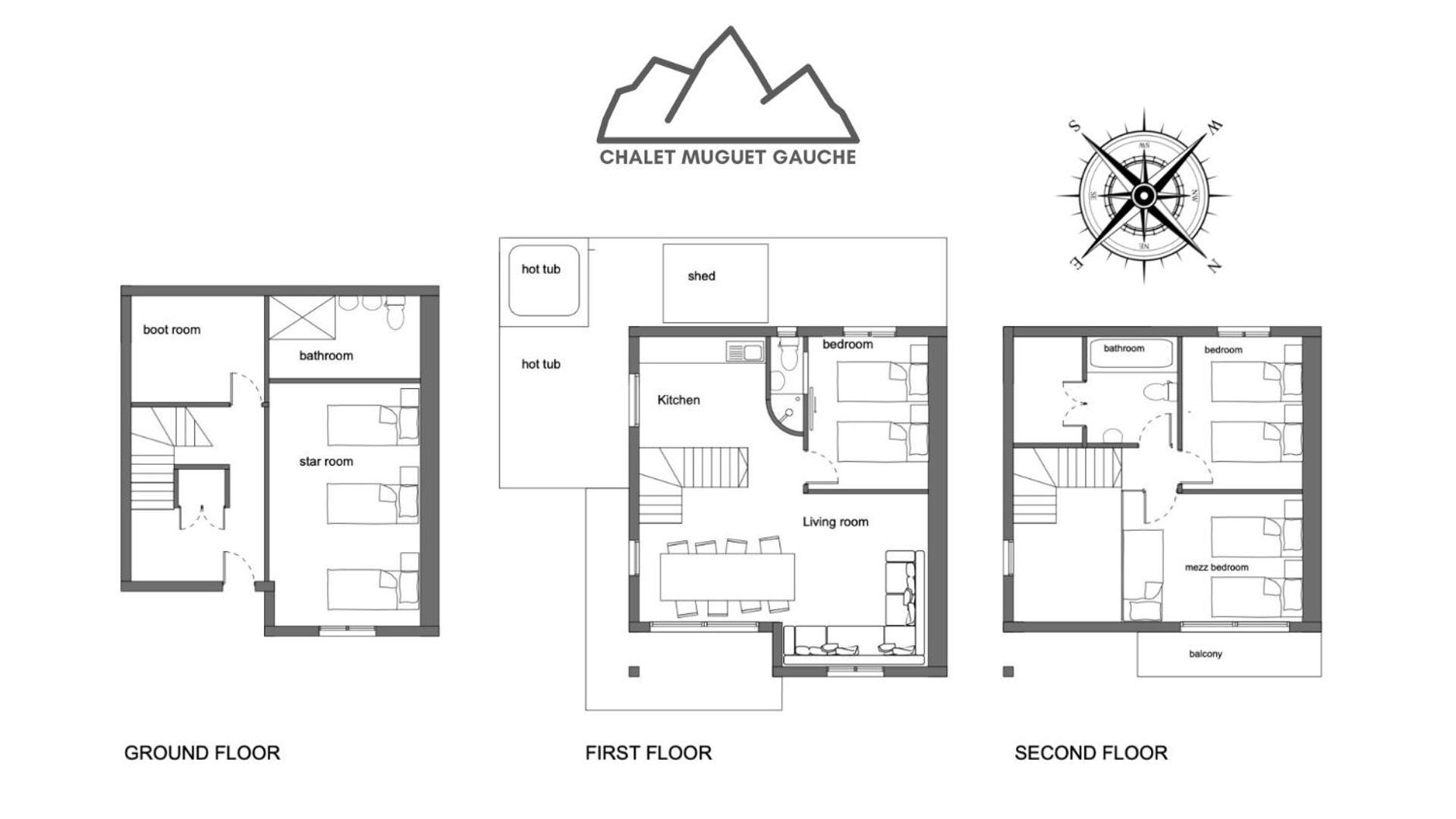 Chalet Muguet Gauche With Hot Tub Sleeps 10 Central Morzine Bagian luar foto